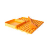 Pets Licking Mat Pad For Silicone for Treats (with a Spatula) - Orange